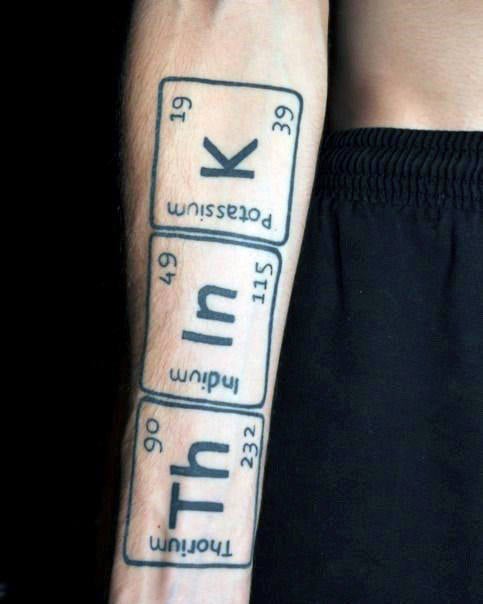 Chemie tattoo 119