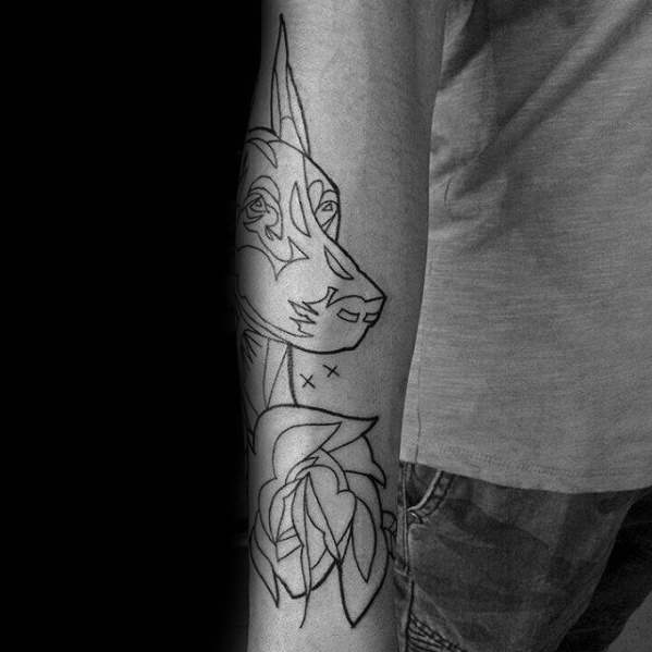 Dobermann tattoo 87