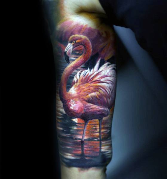 Flamingo tattoo 11