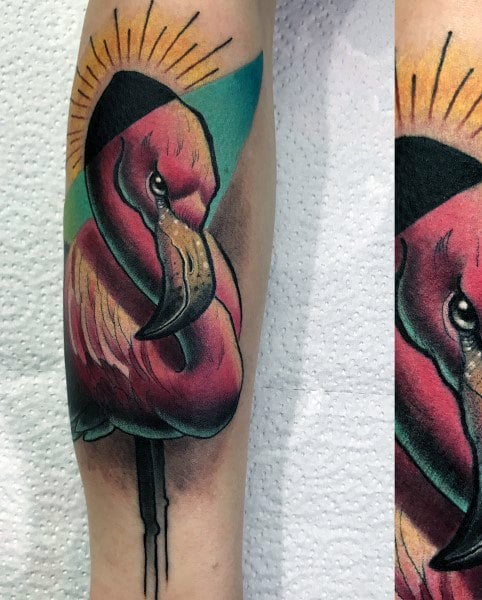 Flamingo tattoo 21