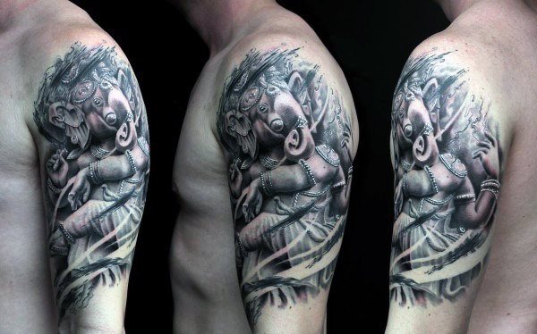 Gott Ganesha tattoo 01