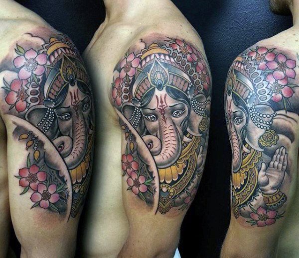 Gott Ganesha tattoo 03