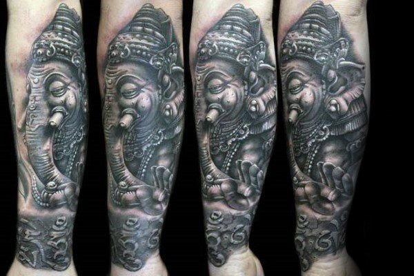 Gott Ganesha tattoo 129