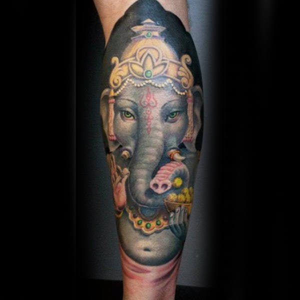 Gott Ganesha tattoo 143