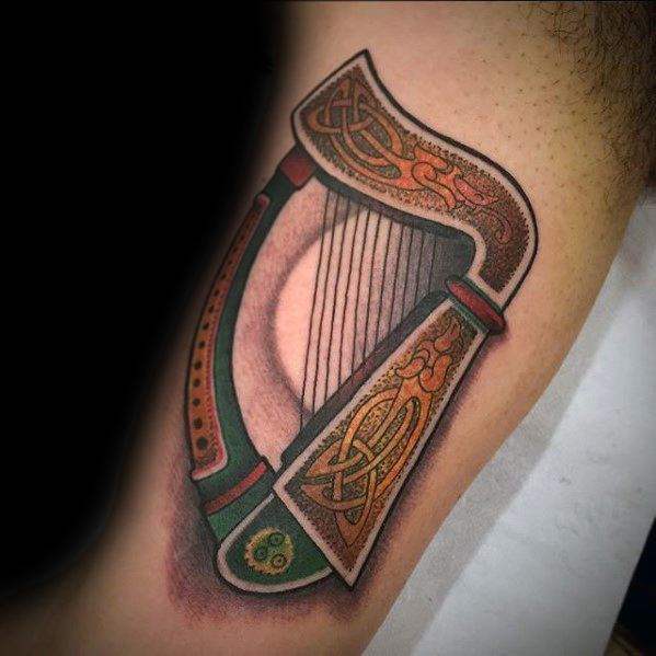 Harfe tattoo 59