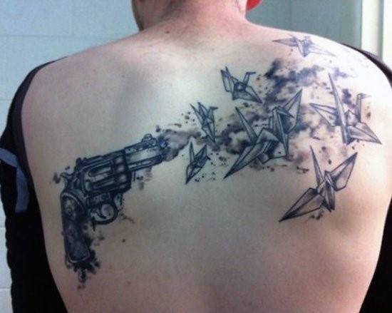 Pistole tattoo 39