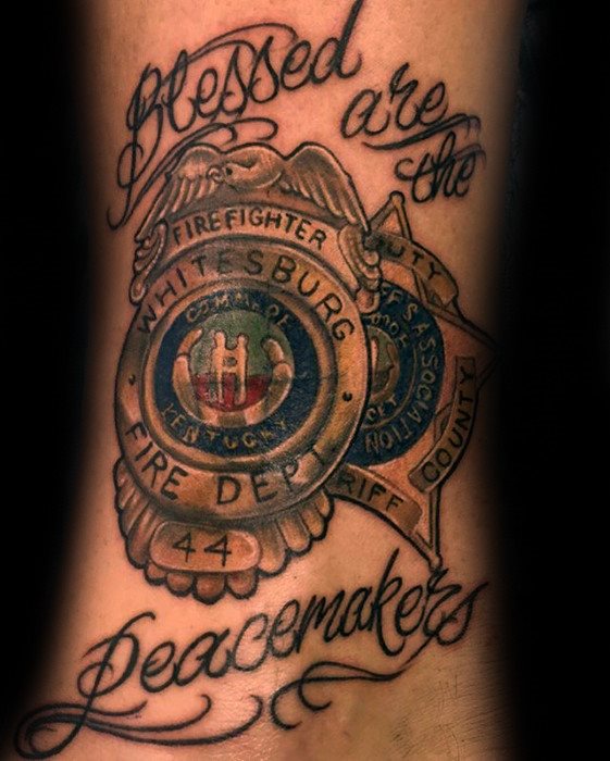 Polizei tattoo 09