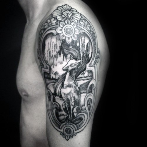Windhund tattoo 51