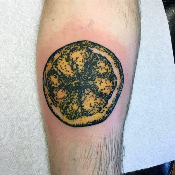 Zitrone tattoo mann 33