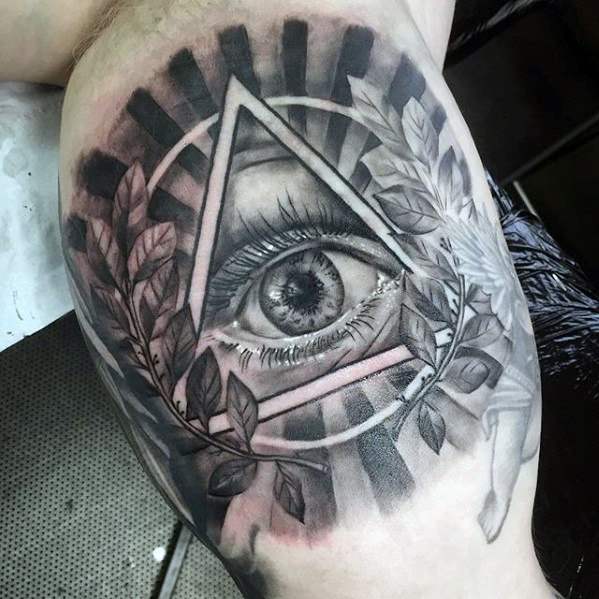 allsehendes Auge der Vorsehung tattoo 43