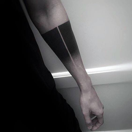 schwarz blackout tattoo 125