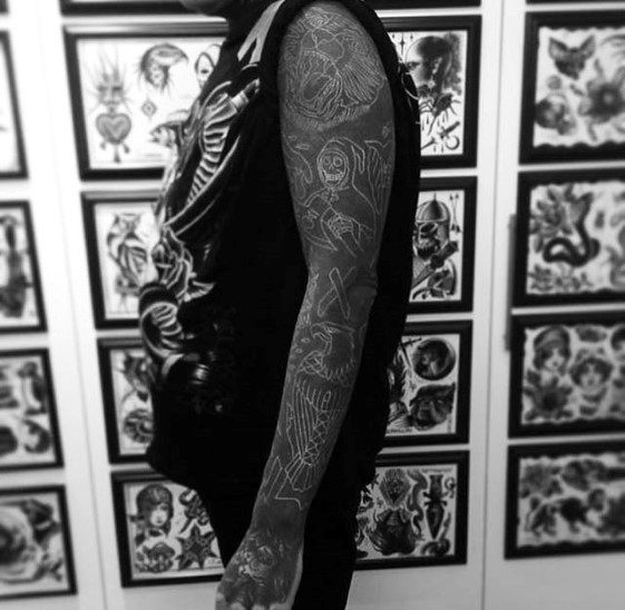 schwarz blackout tattoo 65