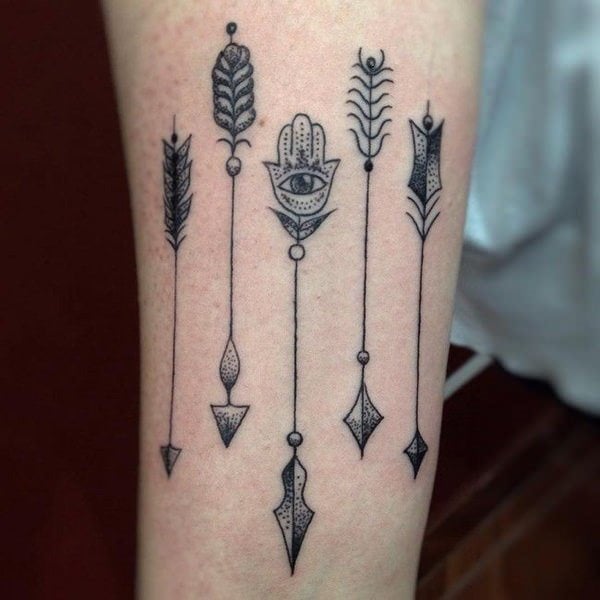Unterarm mann geometrisch tattoo 50 einzigartige