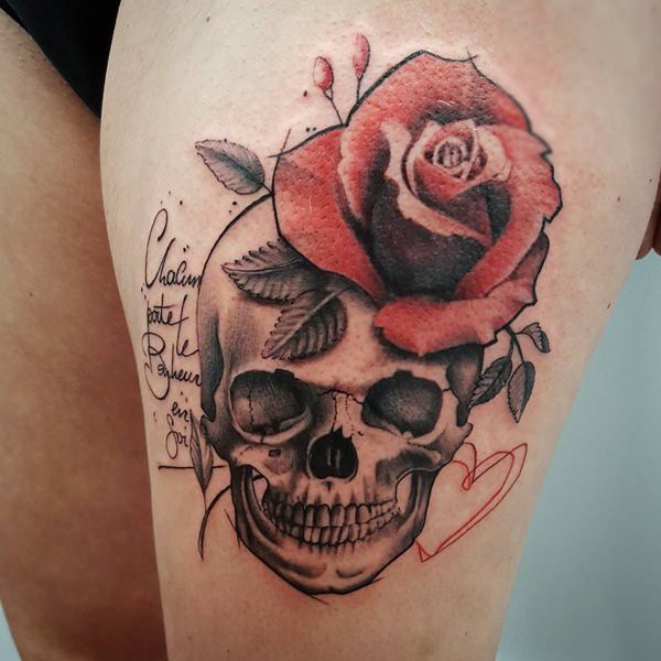 totenkopf tattoo 243