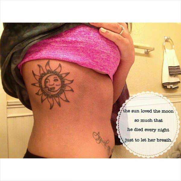 Sonne und Monds tattoo 133