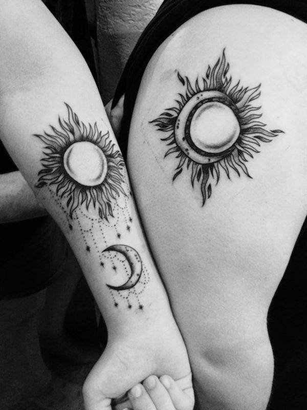 Mond tattoo sonne Sonne mond