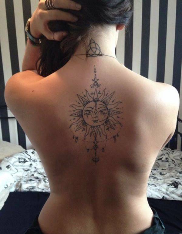 Sonne und Monds tattoo 144
