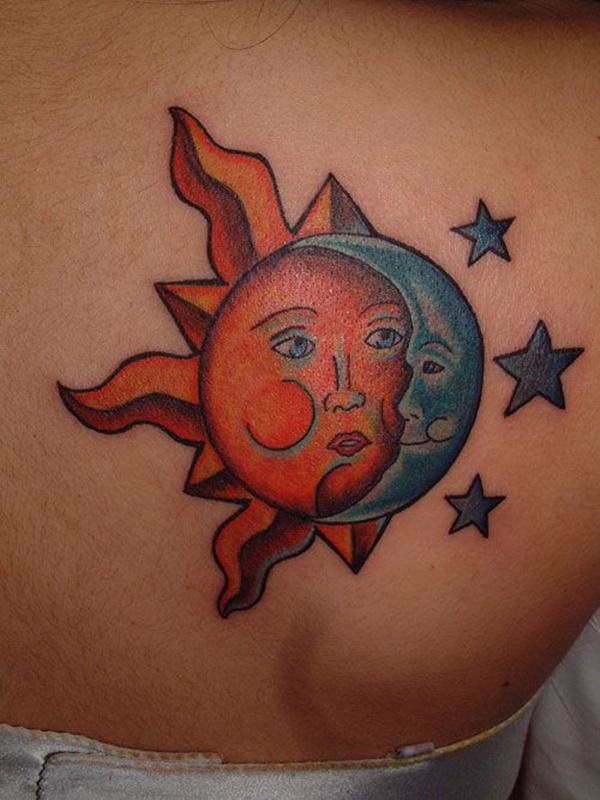 Sonne und Monds tattoo 147