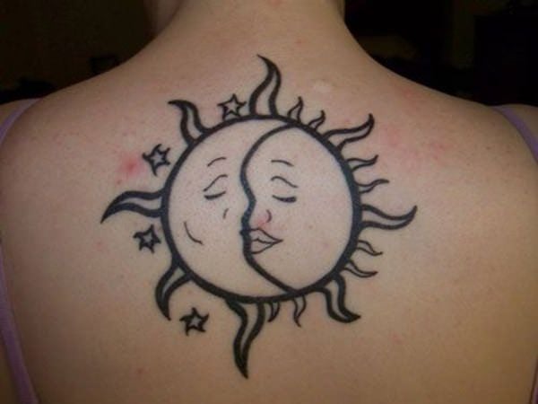 Sonne und Monds tattoo 148