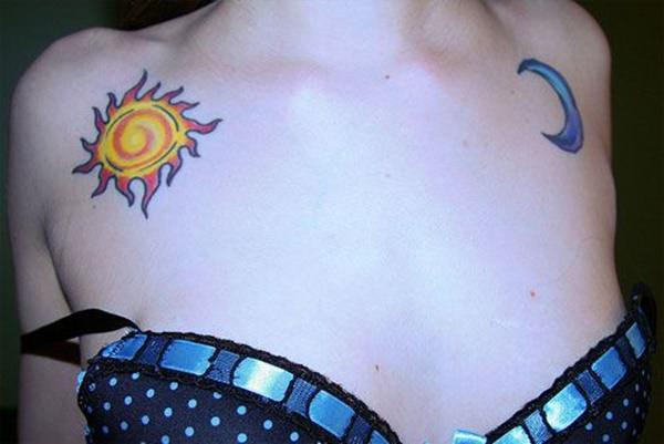 Sonne und Monds tattoo 151