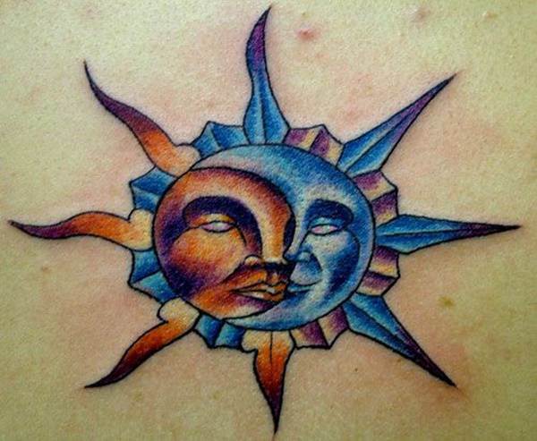 Sonne und Monds tattoo 159