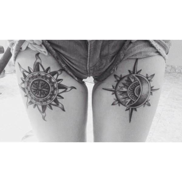 Sonne und Monds tattoo 178