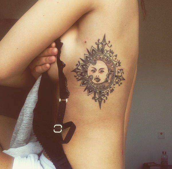 Sonne und Monds tattoo 214