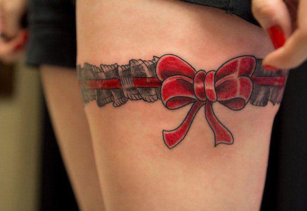 Oberschenkel tattoos frauen ▷ 1001