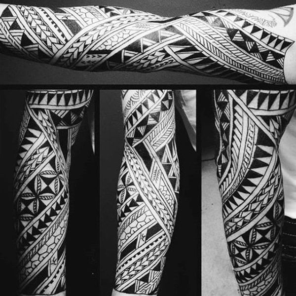 Tribal tattoos unterarm
