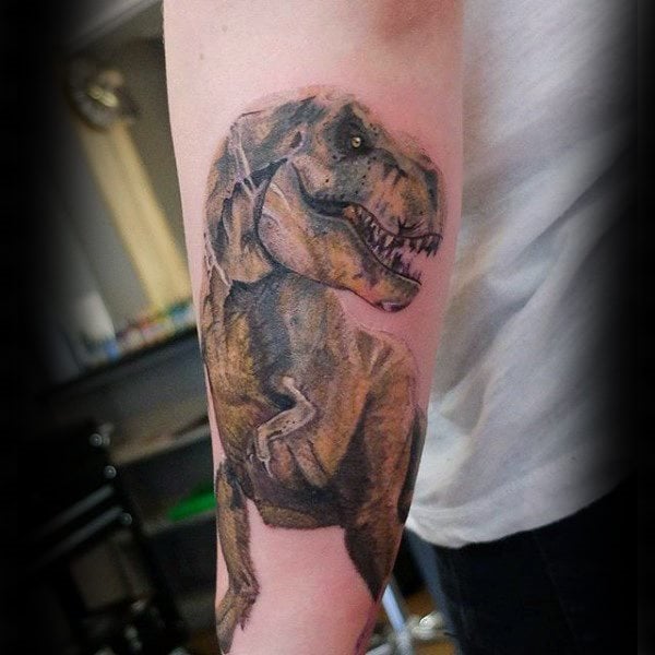 dinosaurier tattoo 160