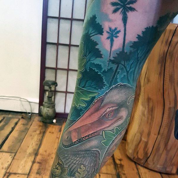 dinosaurier tattoo 58