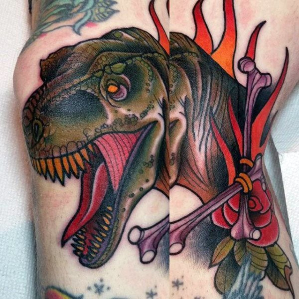 dinosaurier tattoo 70