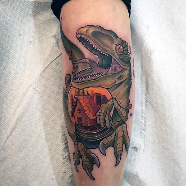 dinosaurier tattoo 84