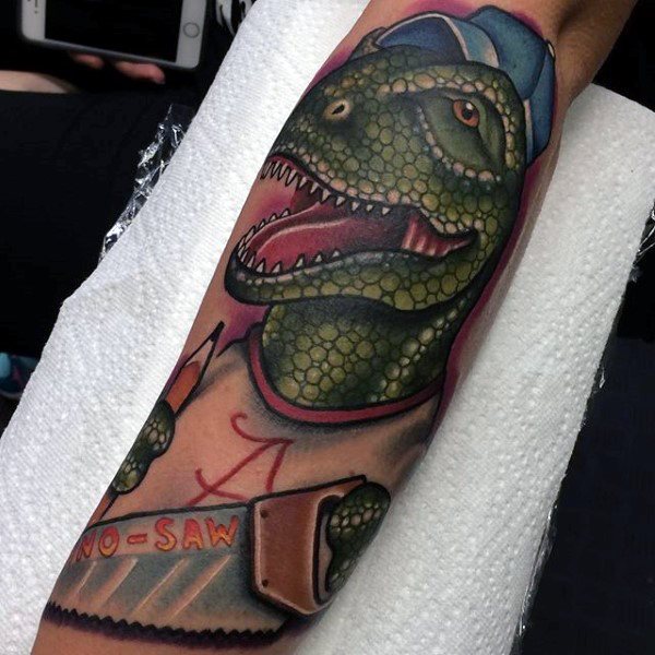 dinosaurier tattoo 86