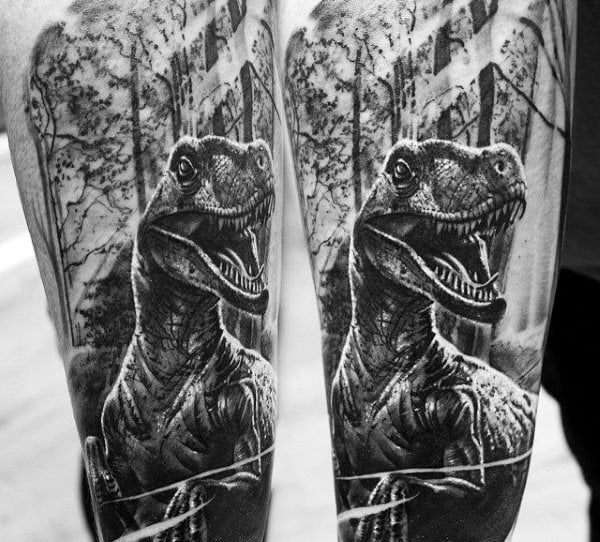 dinosaurier tattoo 98