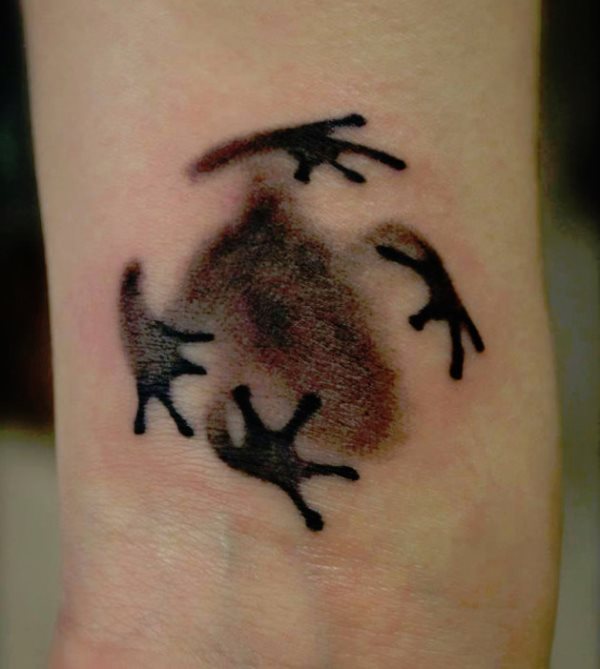 frosch krote tattoo 104