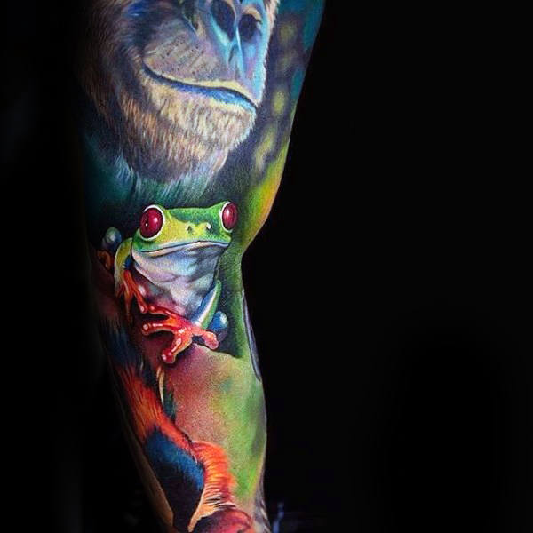 frosch krote tattoo 118