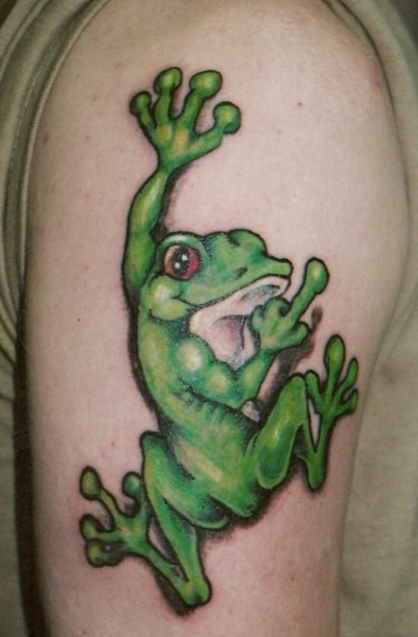 frosch krote tattoo 120