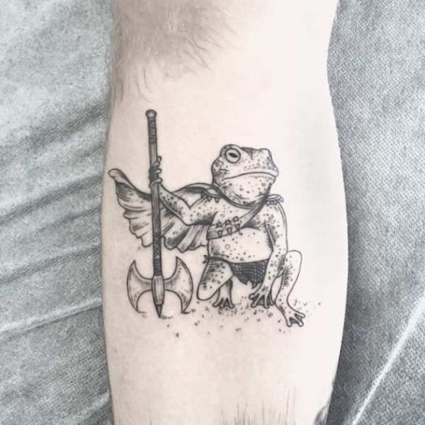 frosch krote tattoo 244
