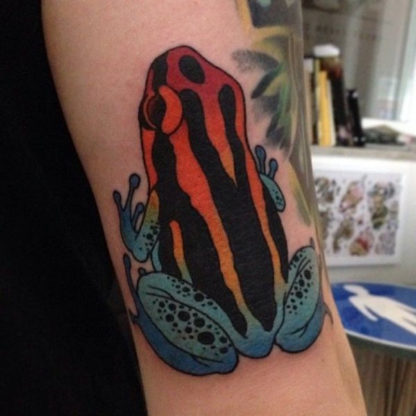 frosch krote tattoo 84