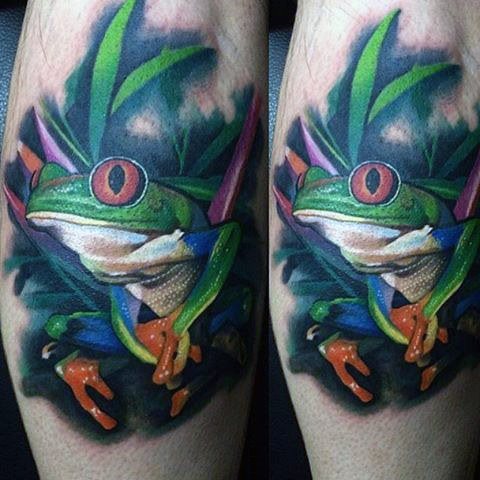 frosch krote tattoo 88