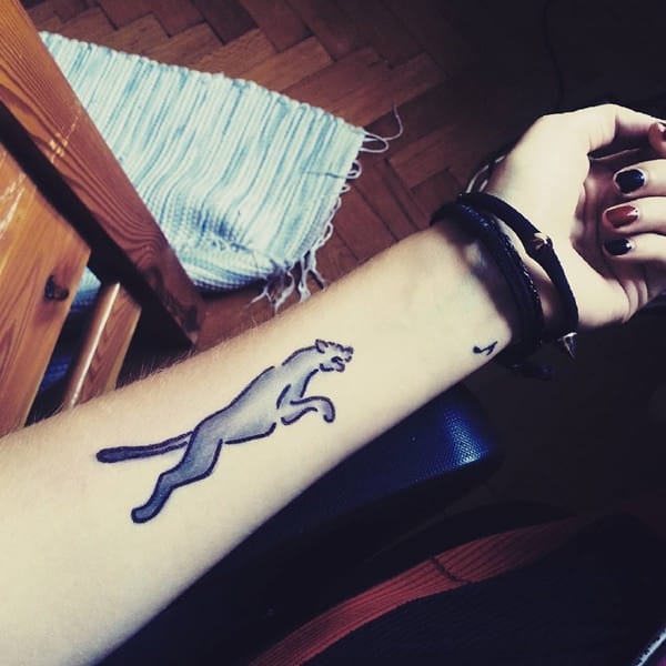 puma panther tattoo 108