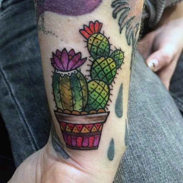 Kaktus tattoo 19