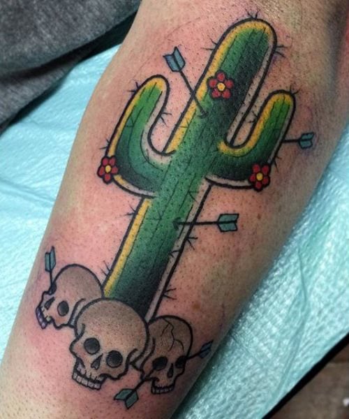Kaktus tattoo 23