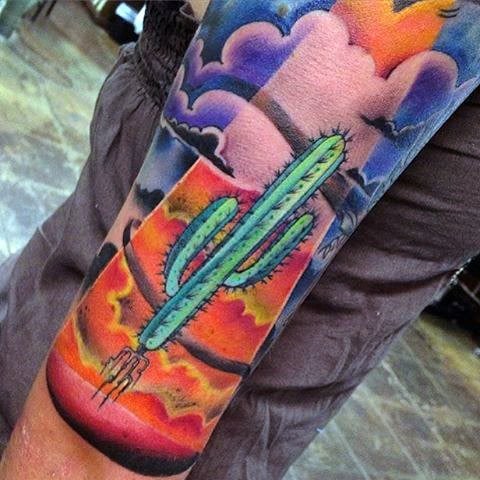 Kaktus tattoo 45
