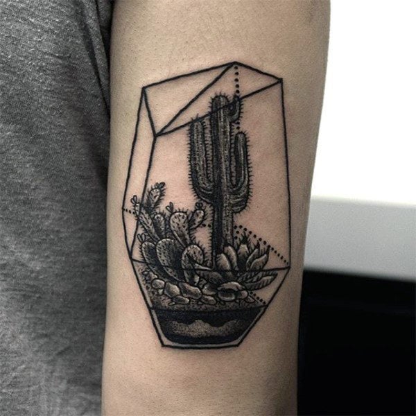 Kaktus tattoo 75