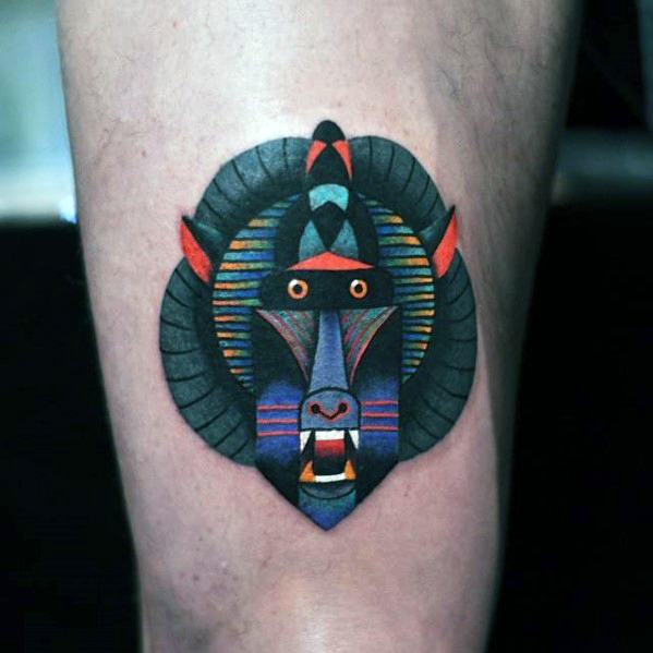 pavian babuine tattoo 25