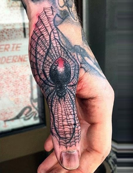 spinne tattoo 1117