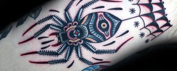 spinne tattoo 1234