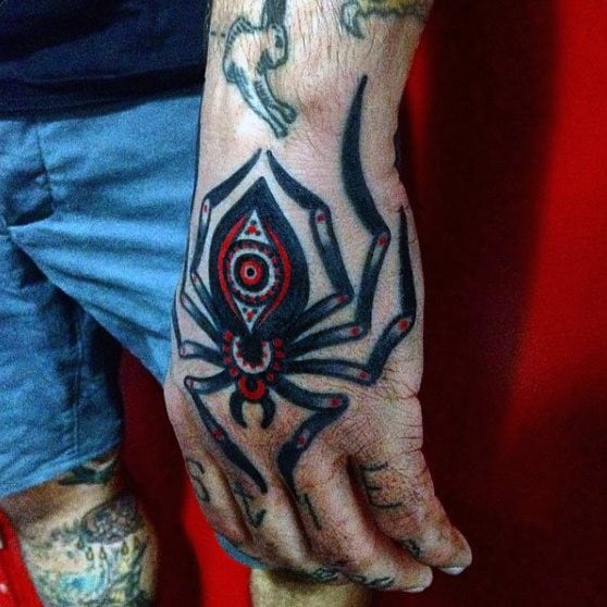 spinne tattoo 857
